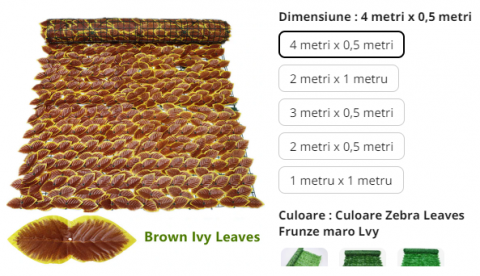 Decoratiuni de gradina - Panouri de gard din frunze artificiale de toamna Frunze false Gard de intimitate Gard de grădină Balcon Terasă Ecran de terasă
