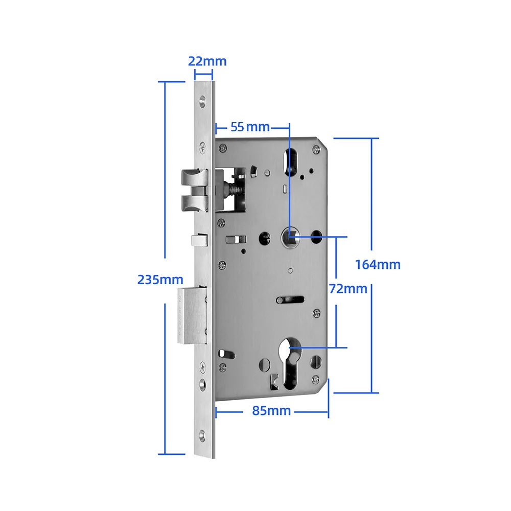 Broasca reversibila usa dornmass 55mm, interax 72mm, compatibila cu incuietori smart [2]
