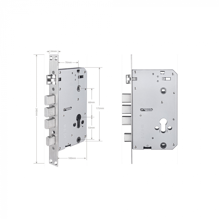 Broasca reversibila usa dornmass 70mm, interax 68mm, compatibila cu incuietori smart [2]