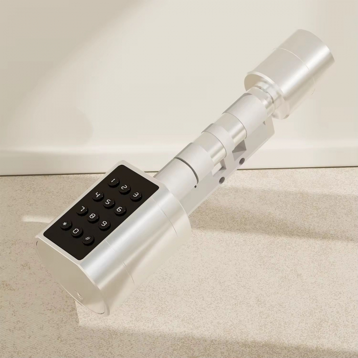 Yala inteligenta tip cilindru silver reglabil (35-90mm) control din aplicatia TTLock [6]