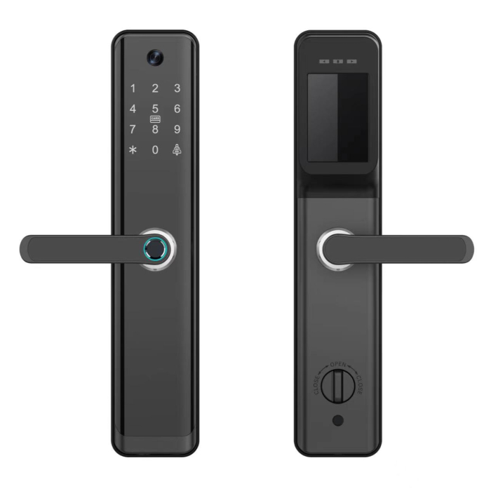Incuietoare smart cu recunoastere faciala, amprenta, cod, card si control prin aplicatia Tuya [2]
