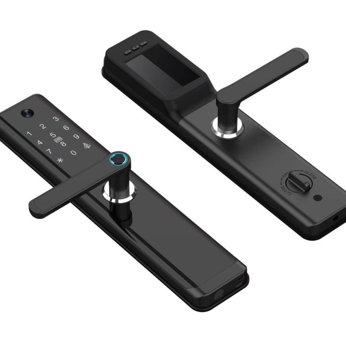 Incuietoare smart cu recunoastere faciala, amprenta, cod, card si control prin aplicatia Tuya [3]