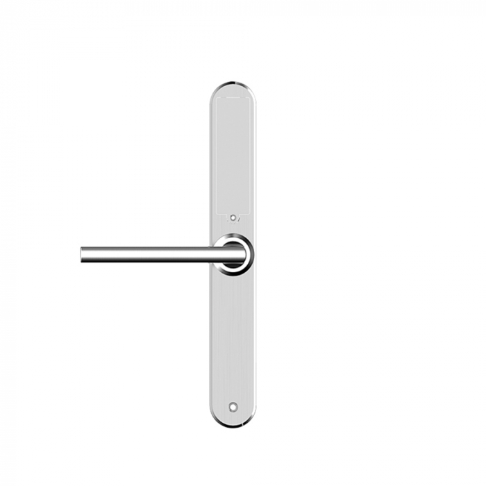 Incuietoare smart pentru usi termopan PVC deschidere cu amprenta, cod, card, telefon, Wi-Fi, Bluetooth, argintiu [3]