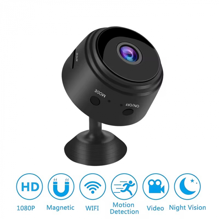 Minicamera smart WiFi cu detectie miscare si acces din aplicatia TTLock [5]