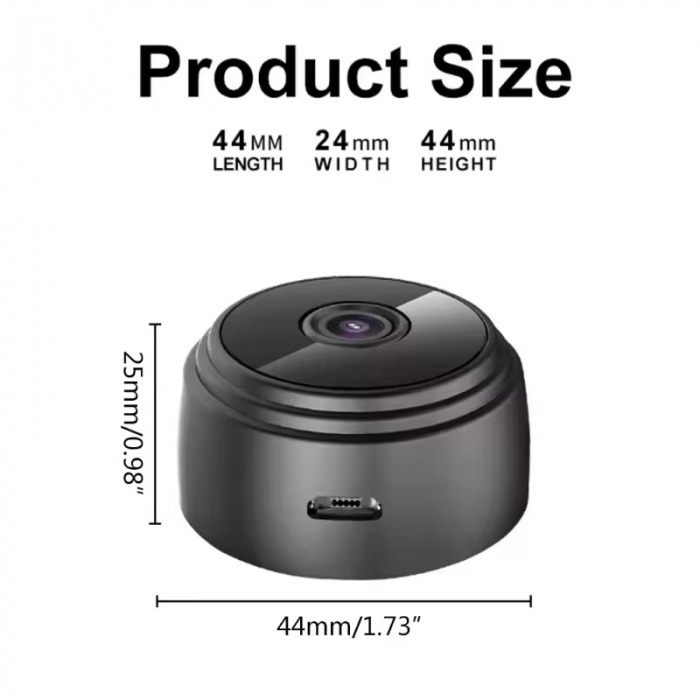 Minicamera smart WiFi cu detectie miscare si acces din aplicatia TTLock [6]