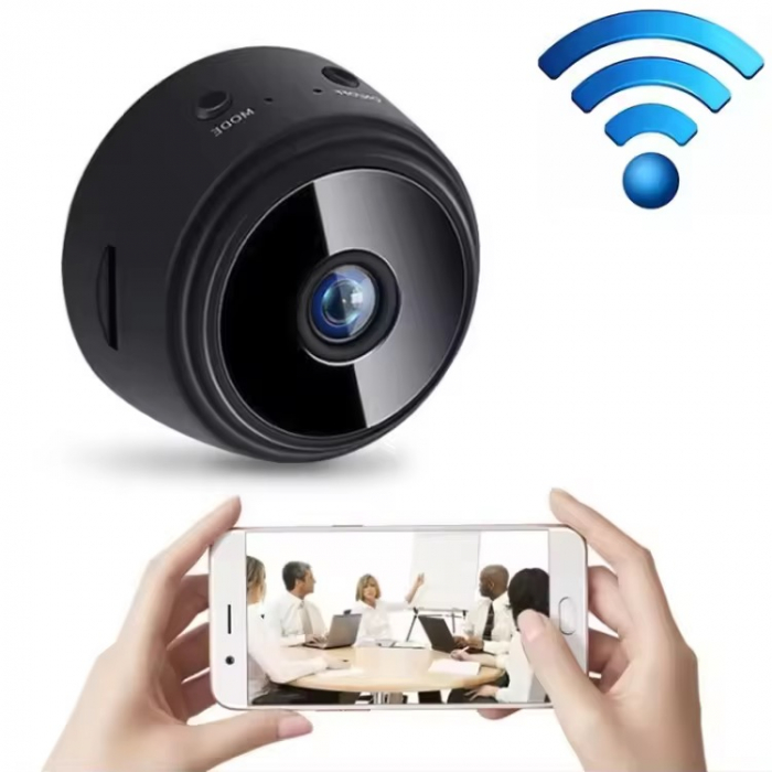 Minicamera smart WiFi cu detectie miscare si acces din aplicatia TTLock [4]