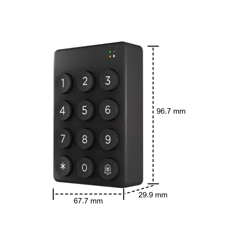 Tastatura wireless RFID pentru control acces TTLock, negru [3]