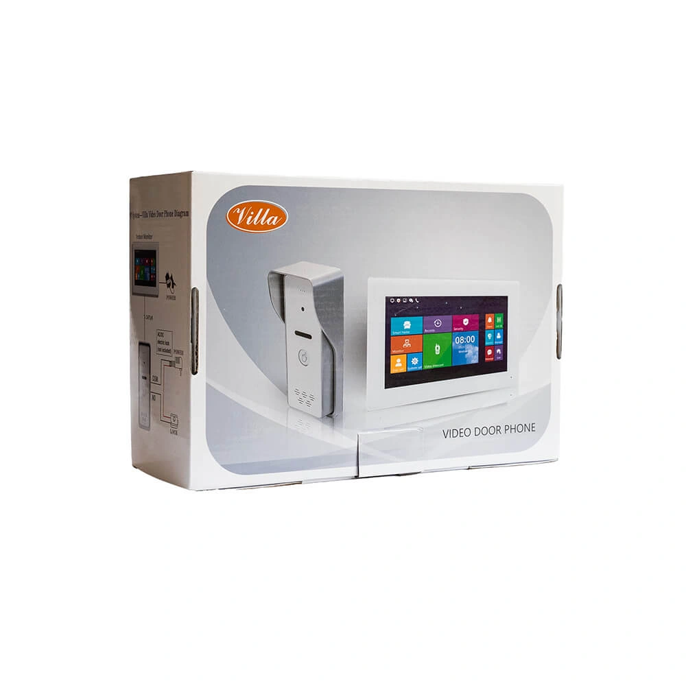 Video interfon cu monitor 7 inch, conectare LAN si control incuietoare electrica din aplicatia Tuya [5]