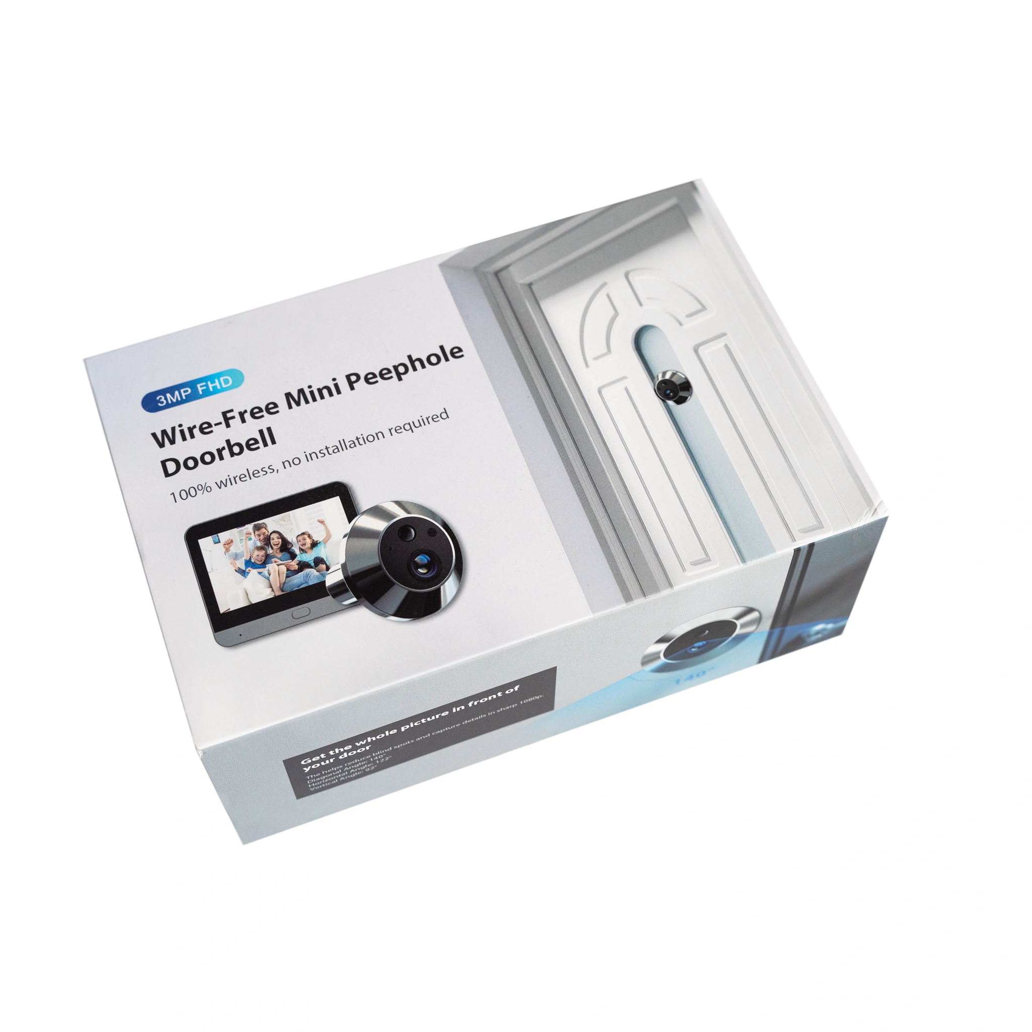 Vizor smart wireless cu camera video, detectie miscare PIR si conectare Tuya pentru monitorizare de la distanta [4]