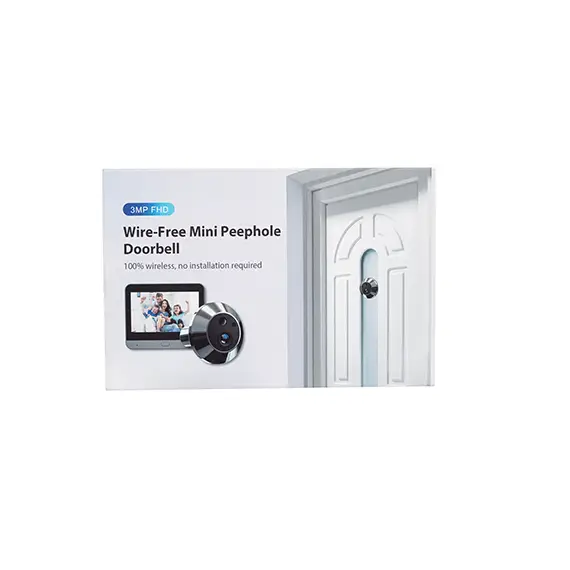 Vizor smart wireless cu camera video, detectie miscare PIR si conectare Tuya pentru monitorizare de la distanta [6]