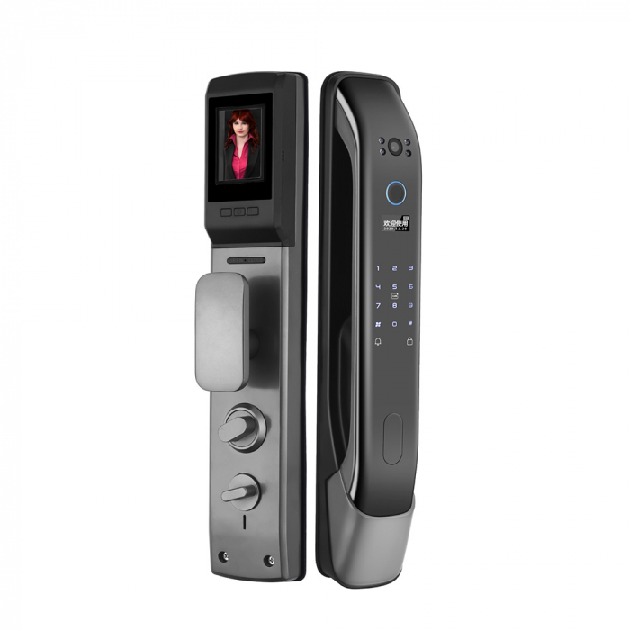 Yala smart cu recunoastere faciala 3D, card, amprenta, cod, cheie, sonerie, aplicatie Homewish [1]