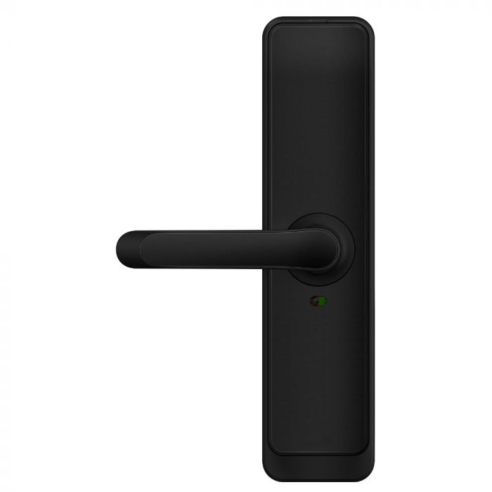 Incuietoare smart max lux negru, ideal Booking, Airbnb, deschidere cu amprenta, cod, card, telefon, Wi-Fi, Bluetooth [4]