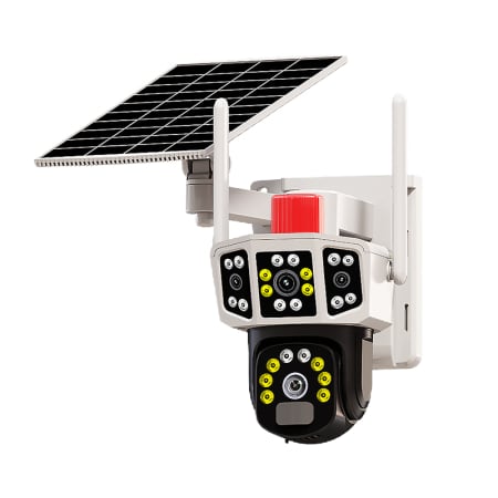 Sisteme de monitorizare smart - Camera supraveghere 4G cu panou solar si control prin aplicatia V380