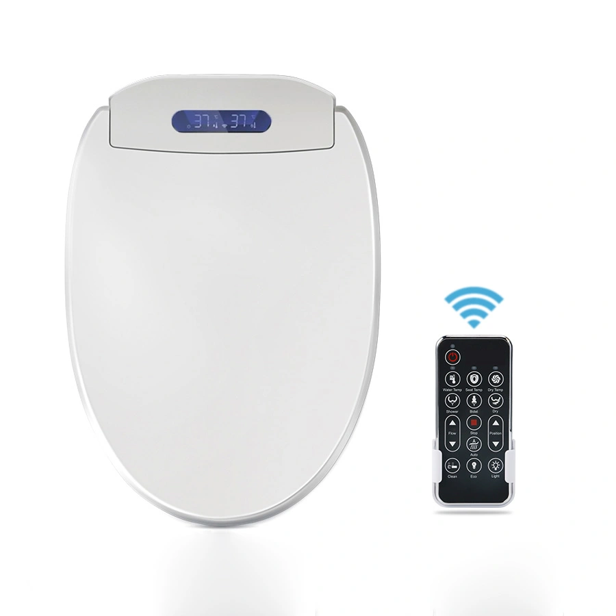 Capace WC inteligente - Capac WC cu functie de bideu, control din telecomanda, model lung 49-55 cm