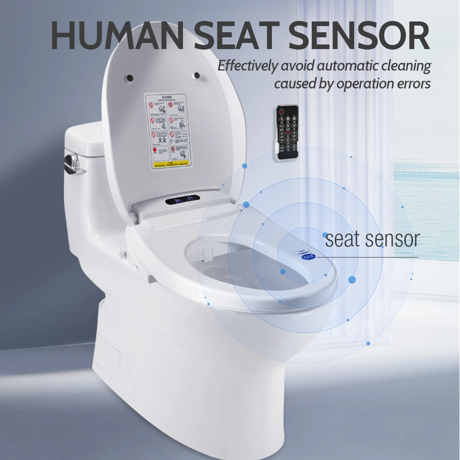 Capac WC cu bideu si filtru anticalcar inclus, model lung 49-52 cm, telecomanda [7]