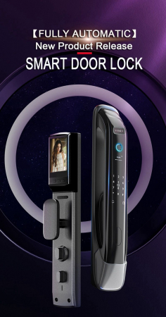 Yala smart cu recunoastere faciala 3D, card, amprenta, cod, cheie, sonerie, aplicatie Homewish [2]
