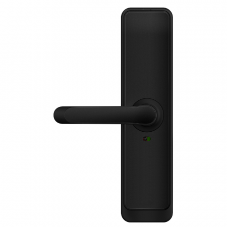 Incuietoare smart max lux negru, ideal Booking, Airbnb, deschidere cu amprenta, cod, card, telefon, Wi-Fi, Bluetooth [3]