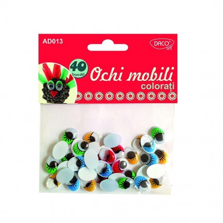 Accesorii Craft - Ad013  Ochi Mobili Colorati [1]
