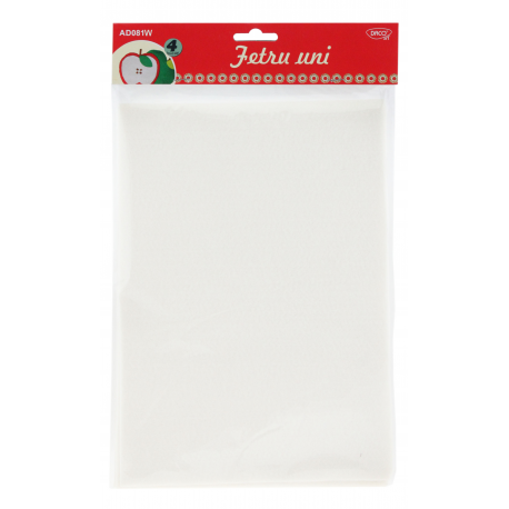 Accesorii Craft - Ad081C Fetru Uni Set 4 Alb [1]