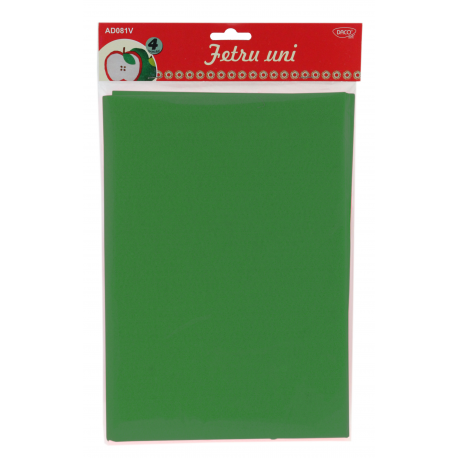 Accesorii Craft - Ad081V Fetru Uni Set 4 Verde [1]