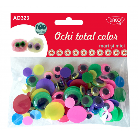 Accesorii Craft - Ad323 Ochi Total Color Mari Si Mici Daco [1]