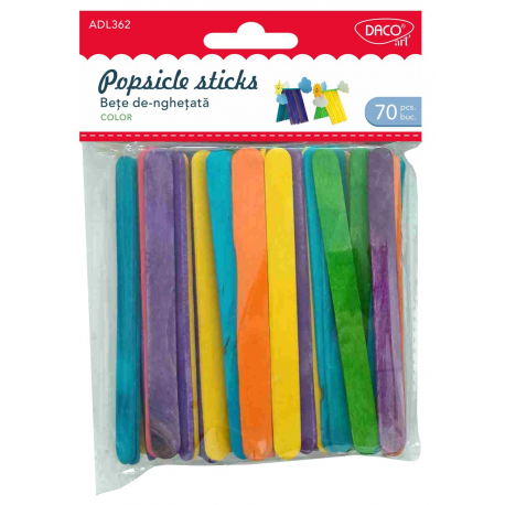 Accesorii Craft - Ad362 Betisoare De-Nghetata Colorate Daco [1]