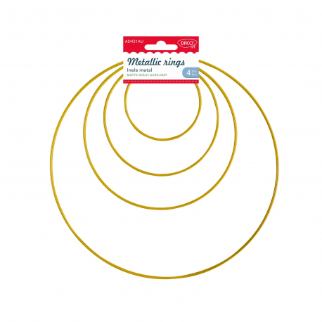 Accesorii Craft - Ad431Au Inele Metal Aurii Daco [1]