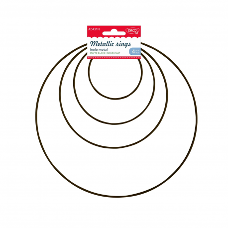 Accesorii Craft - Ad431N Inele Metal Negre Daco [1]