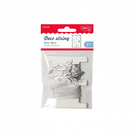 Accesorii Craft - Ad438 Snur Deco Argintiu Daco [1]