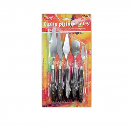 Accesorii Modelaj-Cutite Pictura Set 5 Daco Aa001 [1]