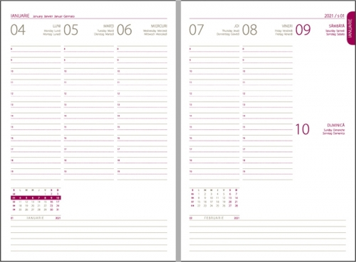 Agenda AVANTAJ Saptamanala Albastru [2]