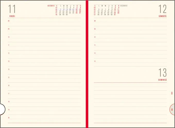 Agenda datata OFFICE Rosu [2]