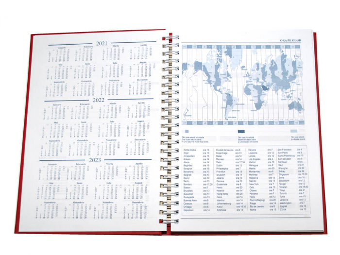 Agenda Nedatata A5 Clasica cu Spira Ascunsa Arhi Design [3]