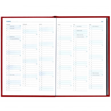 Agenda nedatata DOMINO Rosu [4]