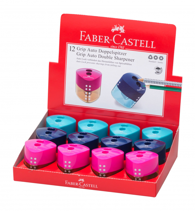 Ascutitoare Plastic Dubla Grip Trend 2019 Faber-Castell [2]