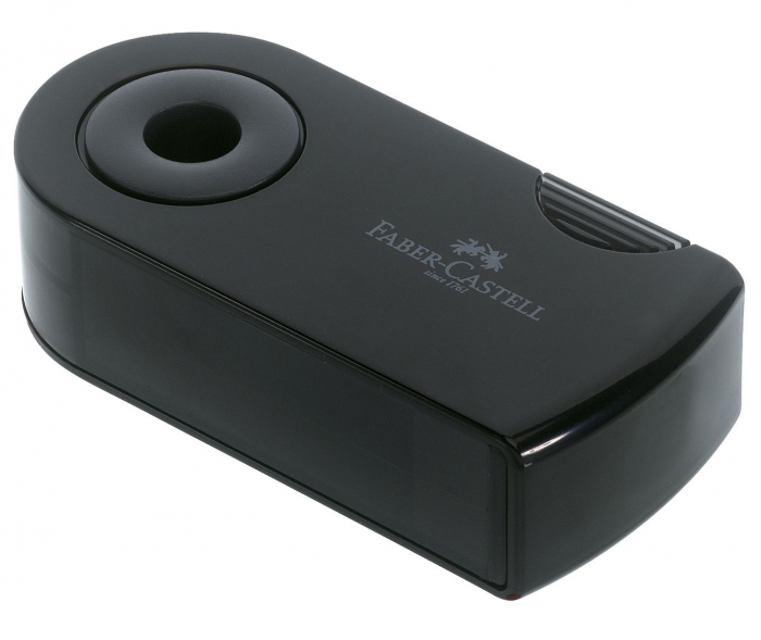 Ascutitoare Plastic Dubla Sleeve Neagra Faber-Castell [2]
