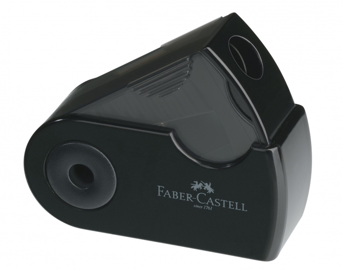 Ascutitoare Plastic Simpla Sleeve-Mini Neagra Faber-Castell [1]