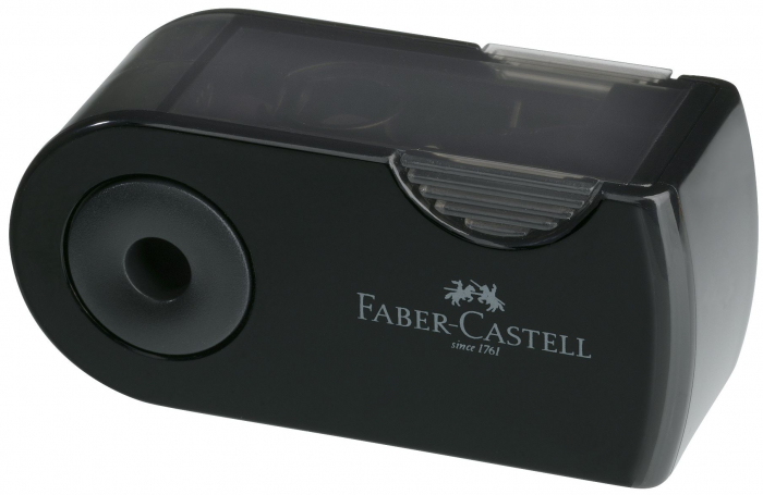 Ascutitoare Plastic Simpla Sleeve-Mini Neagra Faber-Castell [2]