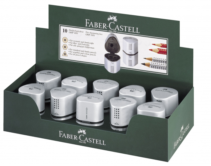 Ascutitoare Tripla Grip 2001 Gri Faber-Castell. [3]