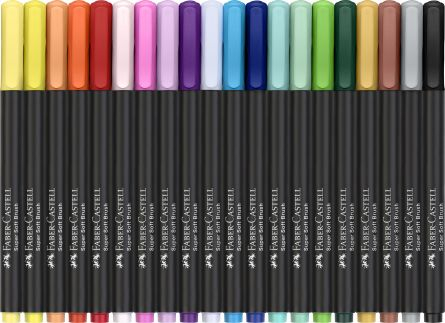 BRUSH PENS BLACK EDITION SET 20 CULORI FABER-CASTELL [2]