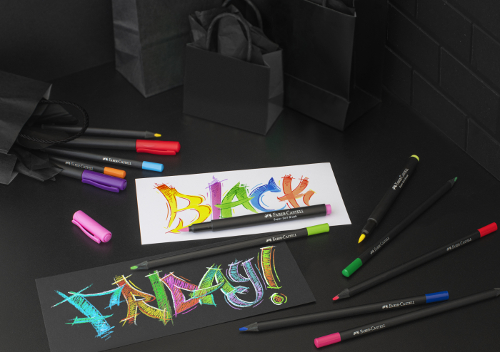 Brush Pens Black Edition Set 20 Culori Faber-Castell [3]