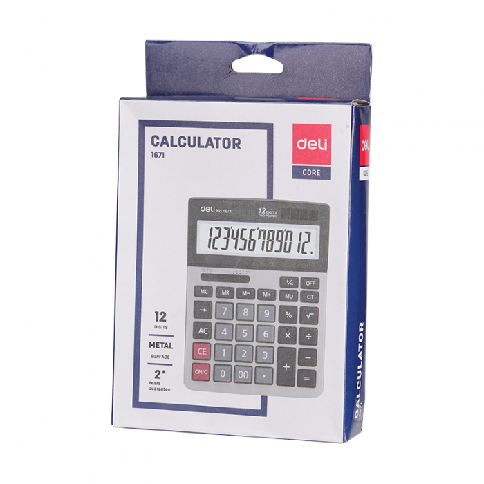 Calculator Birou 12Dig 1671 Deli [3]