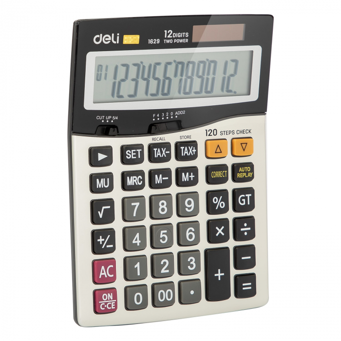 Calculator Birou 12Dig Metal 1629 Deli [2]