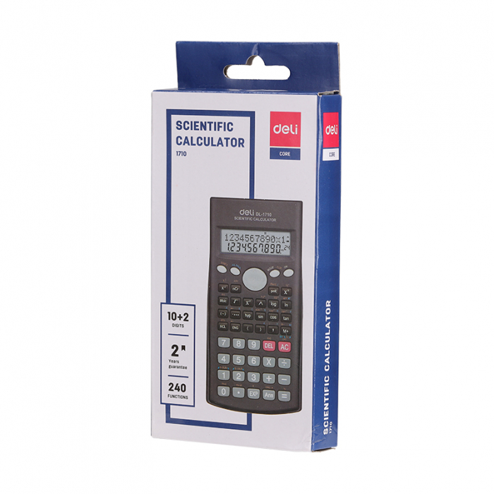 Calculator Stiintific 12Dig 240F Deli [3]