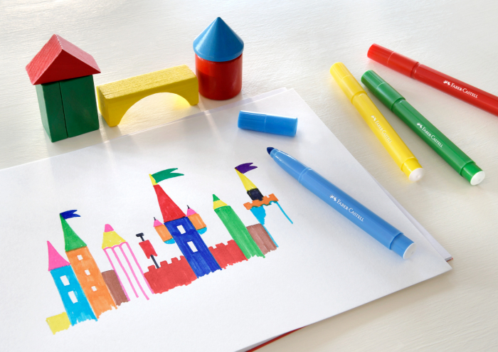 Carioca 12 Culori Jumbo Faber-Castell [2]