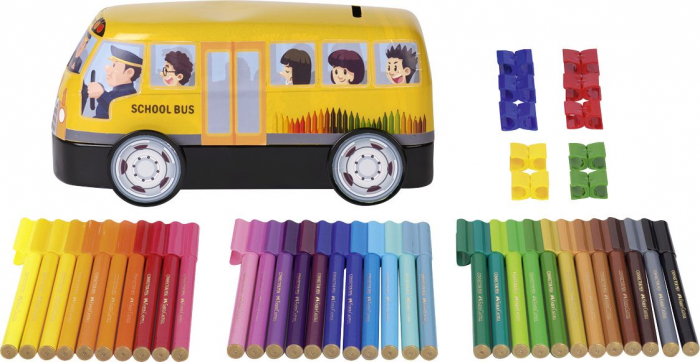 Carioca 33 Culori Autobuz Connector Faber-Castell [2]