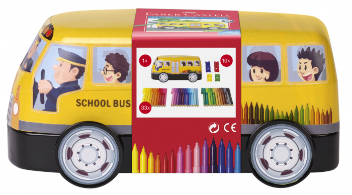 Carioca 33 Culori Autobuz Connector Faber-Castell [1]