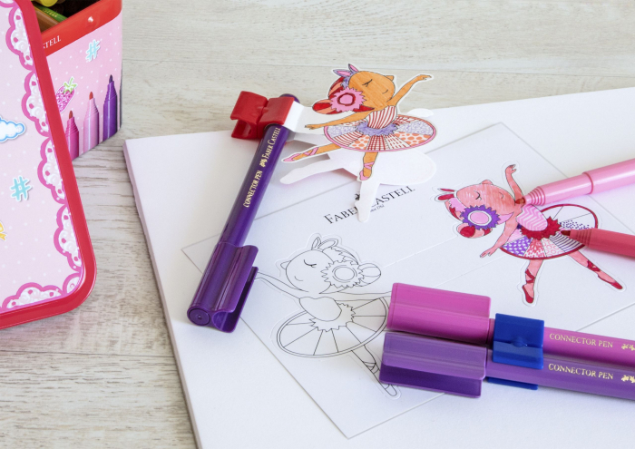 Carioca 33 Culori Ballerina Box Connector Faber-Castell [4]