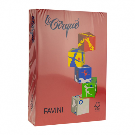 Carton Color 160G/Mp A4 210 Rosu Rubin Favini [1]