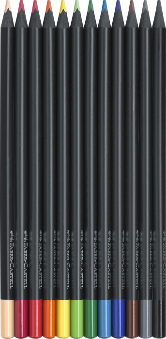 Creioane Colorate 12 Culori Black Edition Faber-Castell [3]
